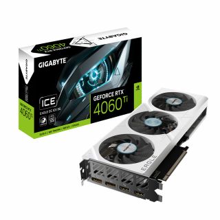 Placa de Video Gigabyte Nvidia GeForce RTX 4060 Ti Eagle OC Ice 8GB