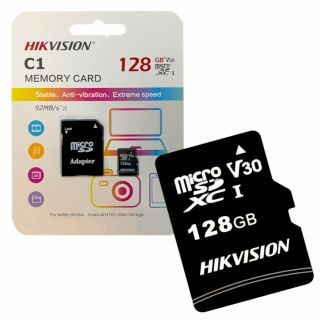 Memoria MicroSD 128GB Hikvision con Adaptador a SD HS-TF-C1