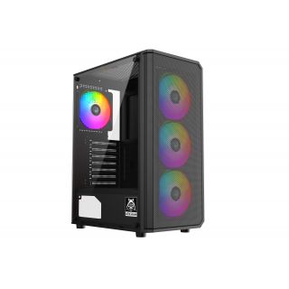 Gabinete Arkham Mel 4xFan ARGB ATX