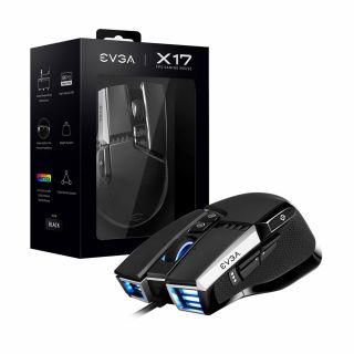 Mouse EVGA X17 Gamer 16000 DPI 10 Botones 5 Perfiles Ergonomico